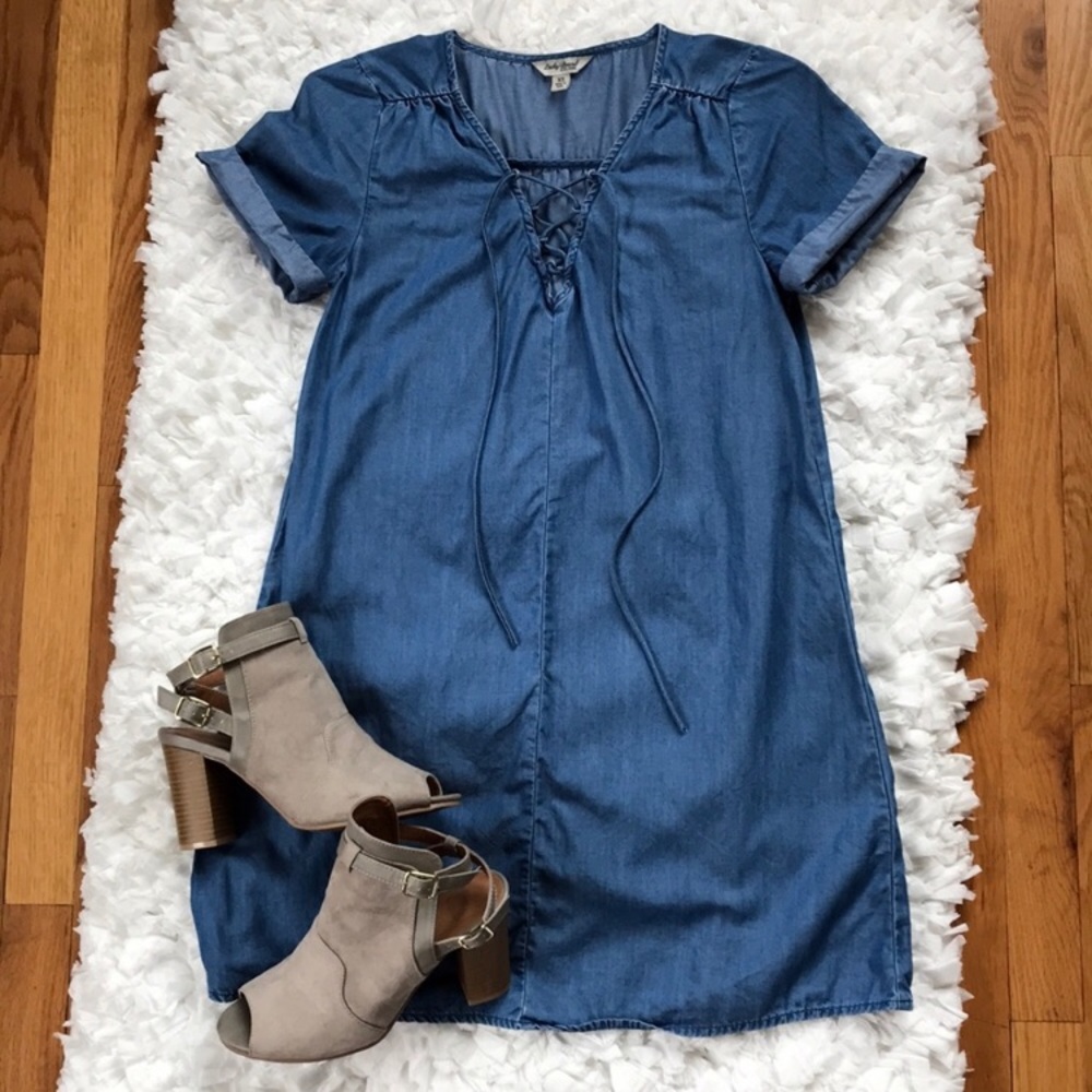 Lucky Brand Chambray Dress